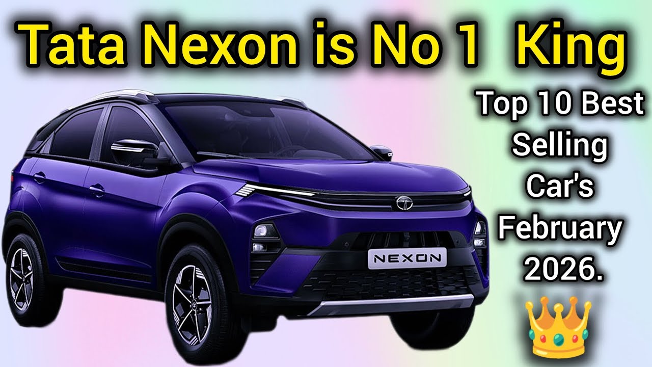 India ki Top 10 Best Selling Cars February 2026🔥🔥 Tata Nexon is Number 1 King🤴 #BestSuvCars #viral💯.