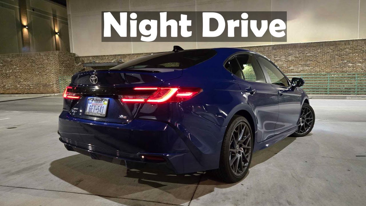 2025 Toyota Camry XSE - POV Night Drive - ASMR