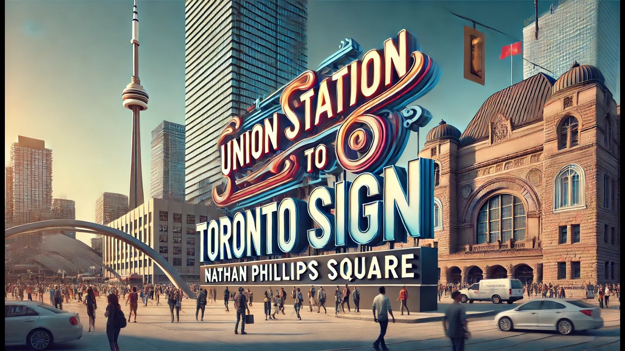Walking Tour from Toronto Union Station to Nathan Phillips Square #Travel