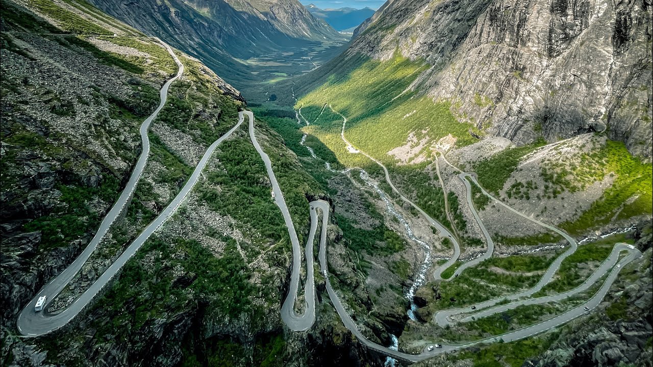 Norway Road-trip: Driving down trollstigen  to Andalsnes