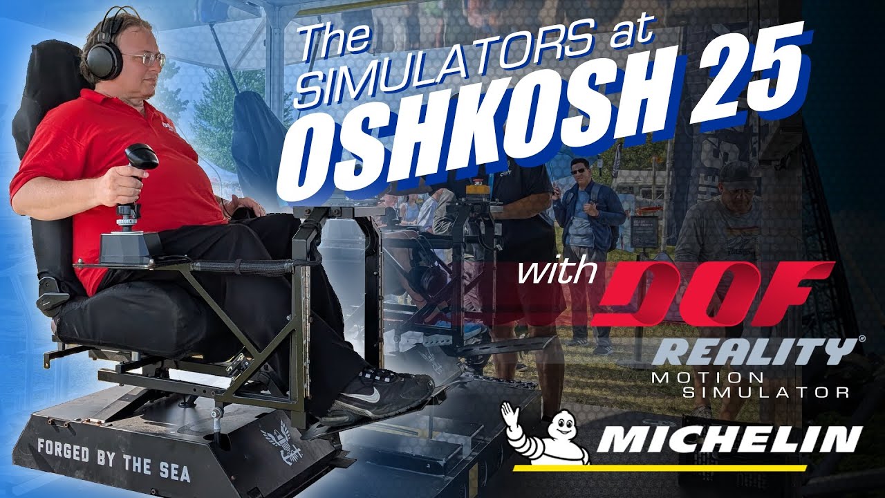 Симуляторы на выставке Oshkosh AirVenture 2025