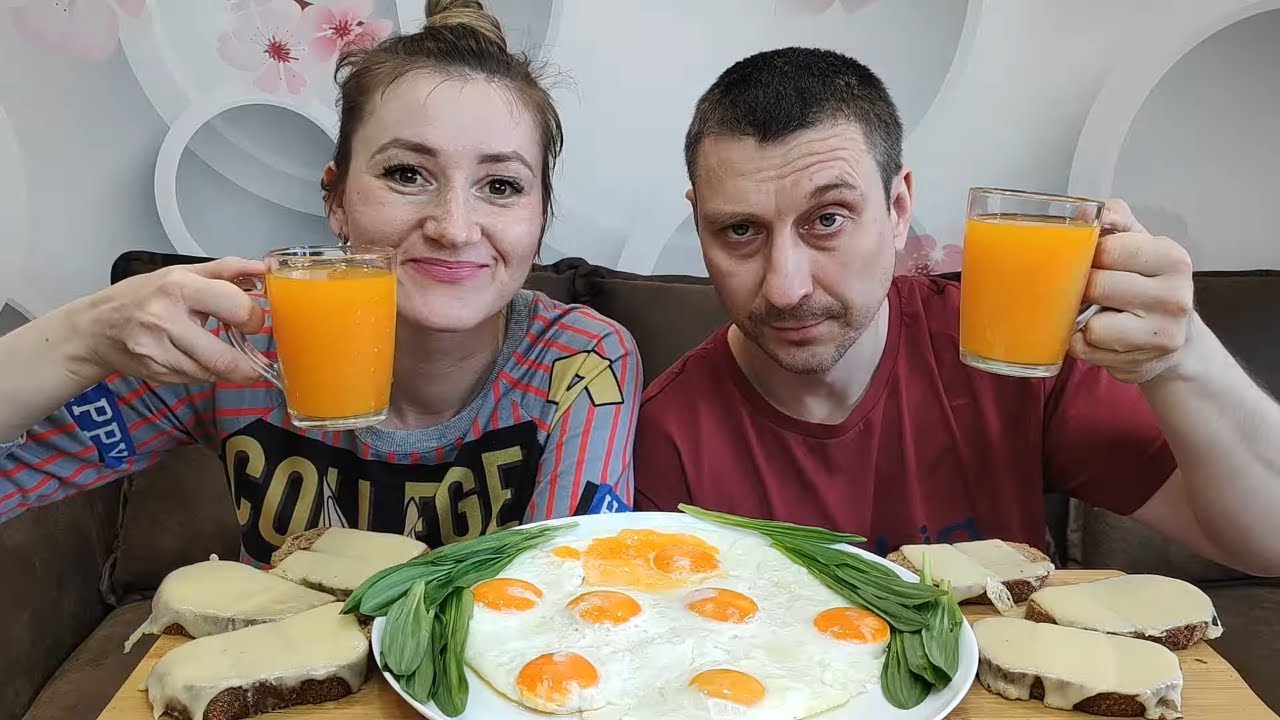 МУКБАНГ УТРЕННИЙ ЗАВТРАК | MUKBANG MORNING BREAKFAST 