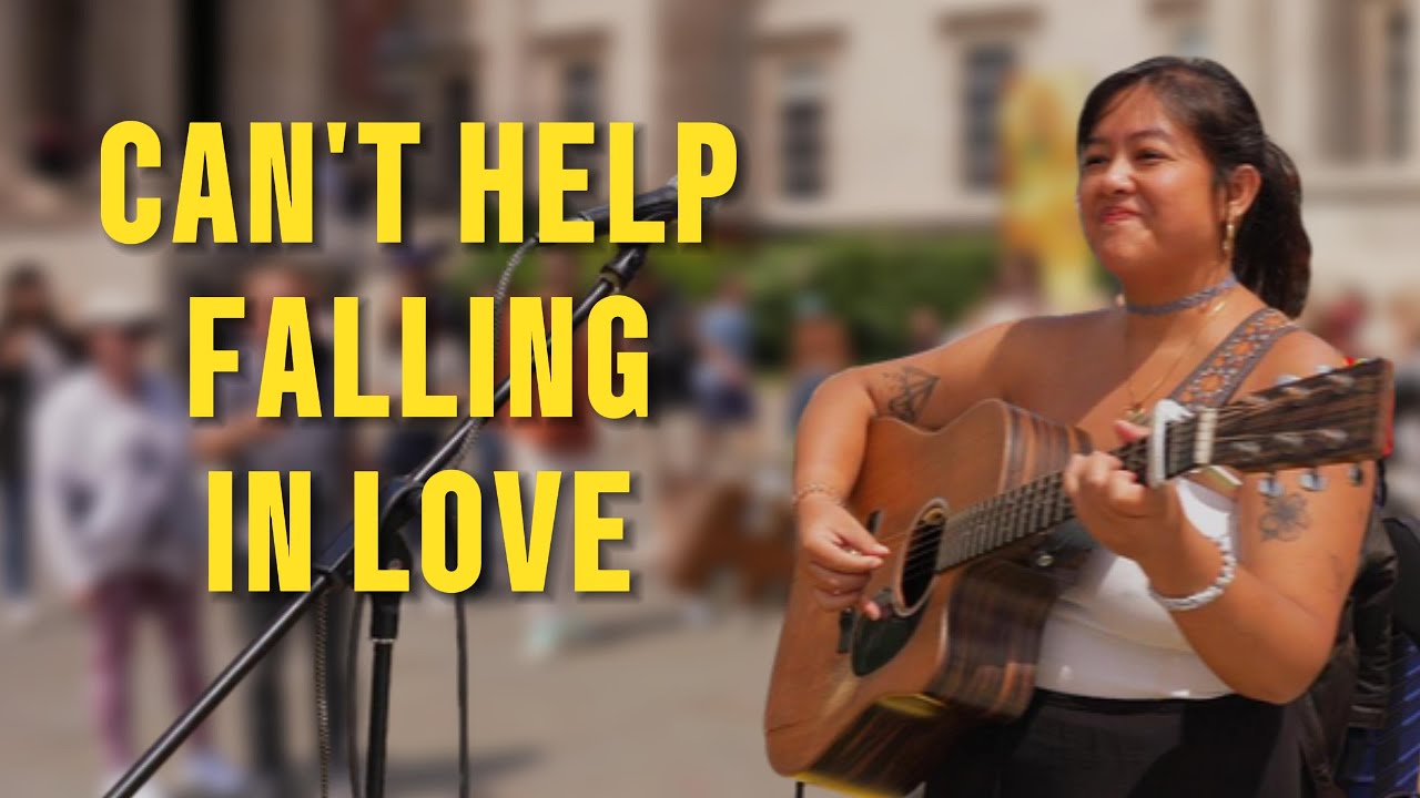 What an EMOTIONAL street performance! | Can't help falling in love (Elvis Presley)