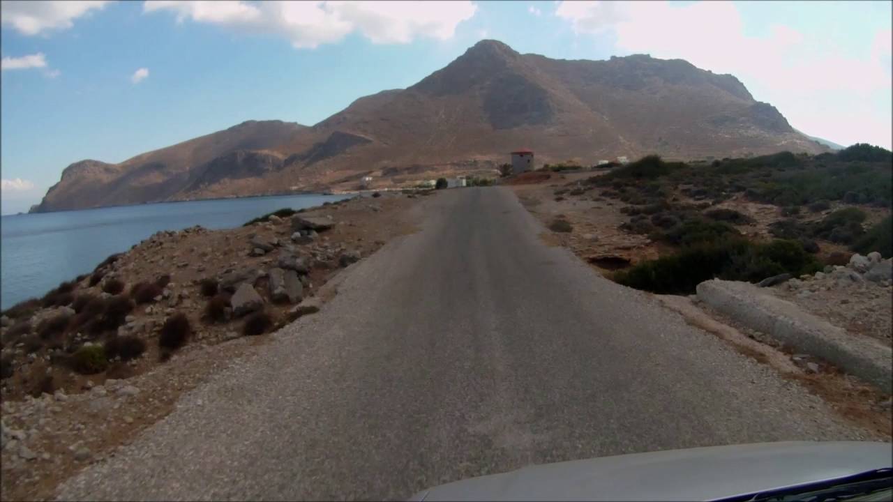 The road down from Agios Panteleimonas Monastery, Tilos