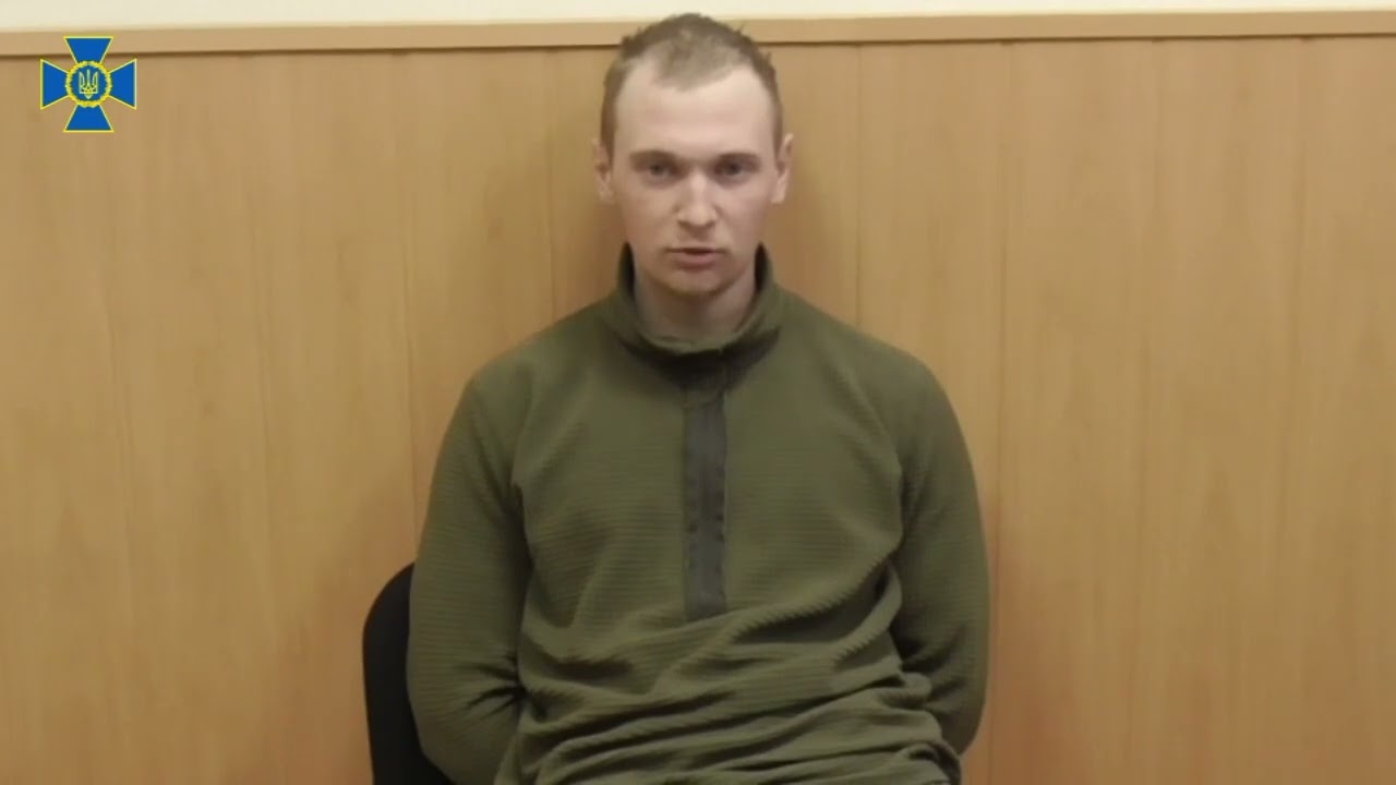 Interrogation of a captured Russian occupier