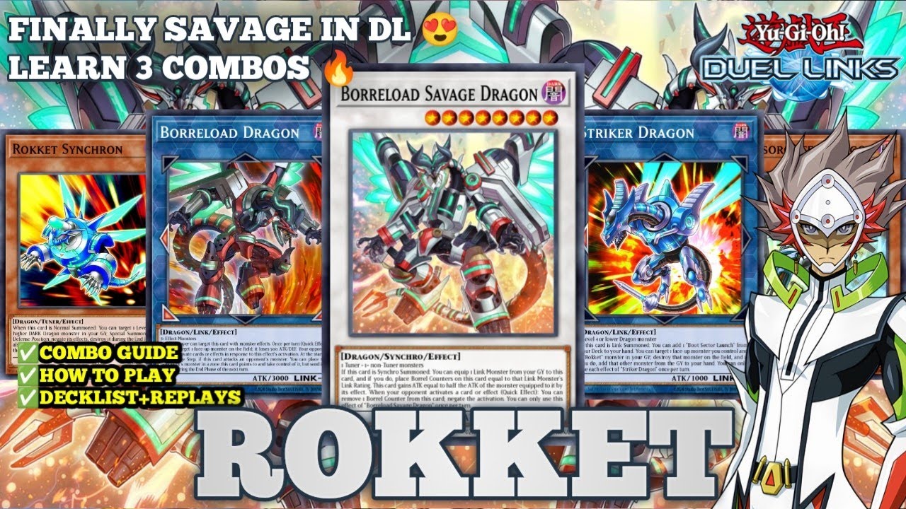 [ROKKET] FINALLY SAVAGE IN DL 🔥😮 NEW 3 COMBOS FOR ROKKET (Combo Guide & Replays)IN YU-GI-OH DL.