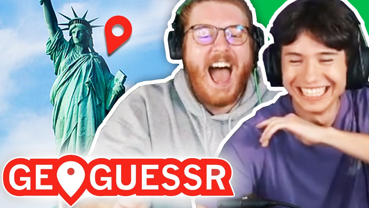 Unge und ich spielen GEOGUESSR FAMOUS PLACES gegeneinander 🌍