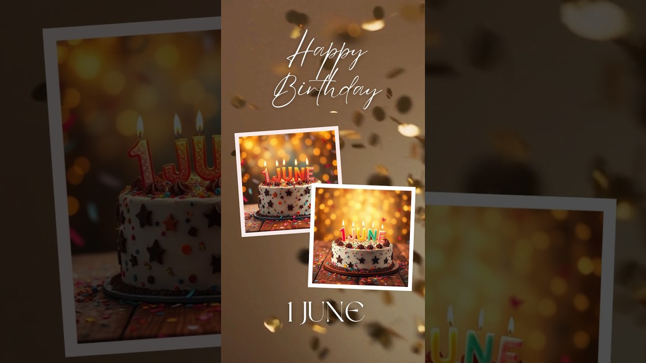 Happy Birthday Song | 1 June Special #happybirthday #cake #june
