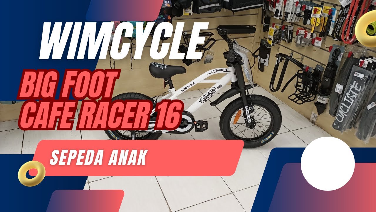 Review sepeda anak Wimcycle | Big Foot Cafe Racer 16