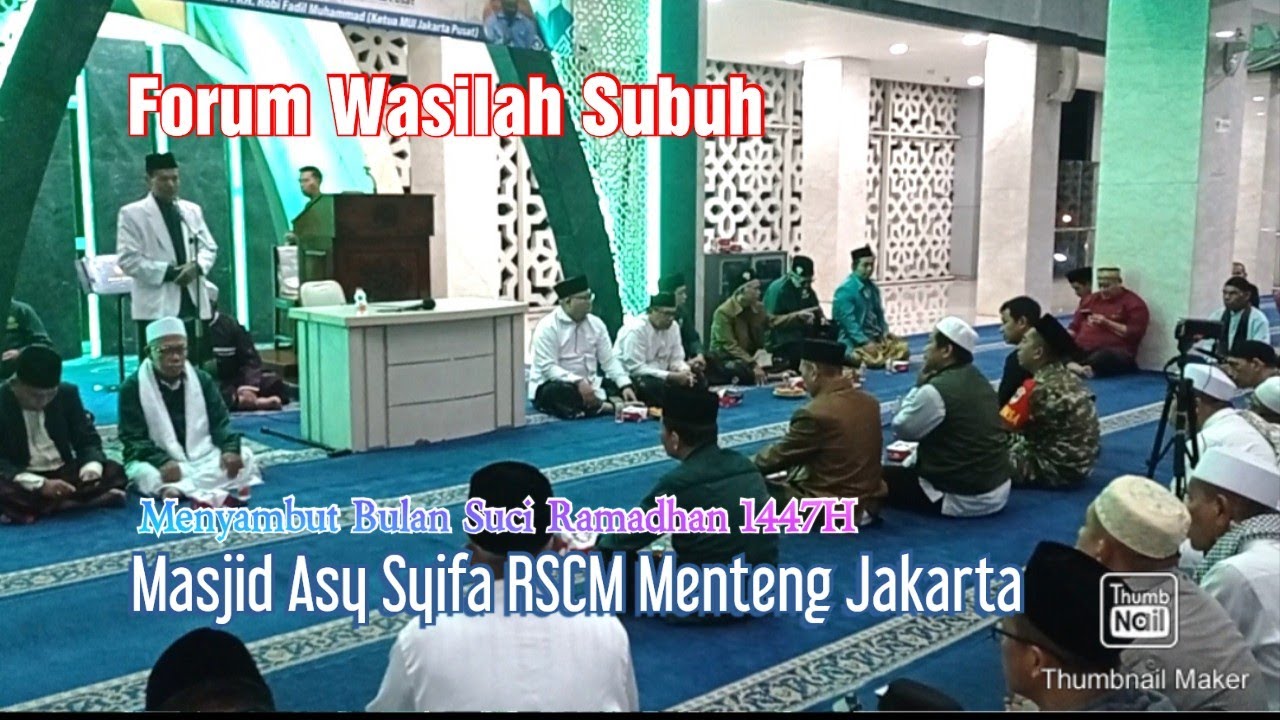 Vidio1, Forum Wasilah Subuh Masjid Asy Syifa RSCM Jakarta