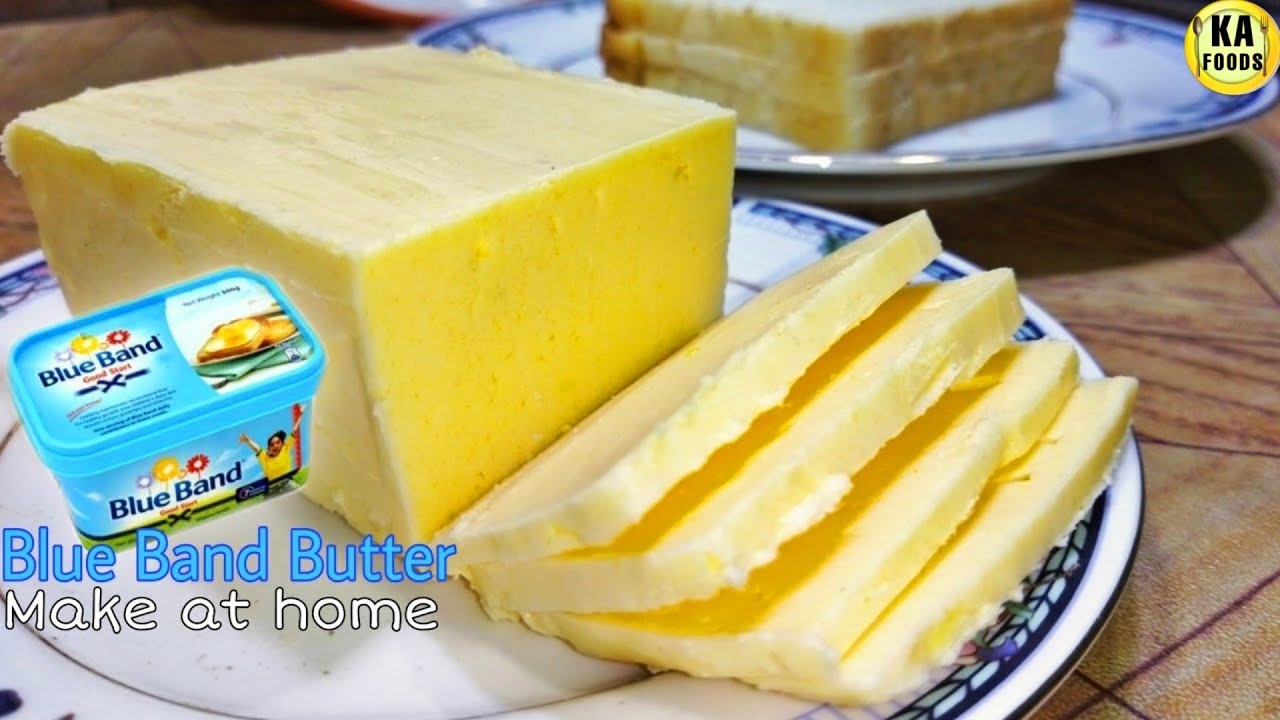 How To Make Blue Band Butter At home, بلو بینڈ مکھن کیسے بنائیں | घर पर ब्लू बैंड बटर कैसे बनाएं