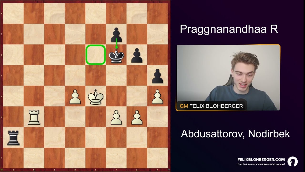 Rook Endgame Breakdown: Abdusattorov vs Praggnanandhaa | Tata Steel Chess 2026