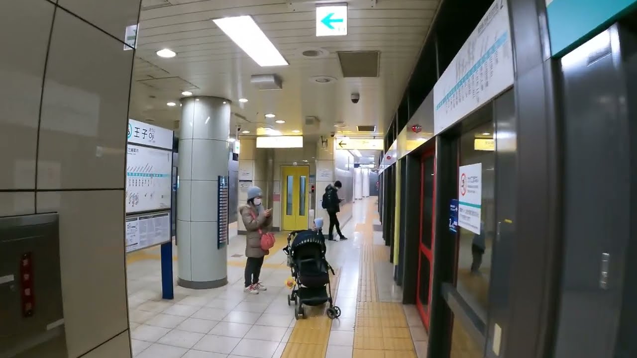 Oji Station N16 Walk | Tokyo Metro Namboku Line Exploration | Japan 4K ASMR