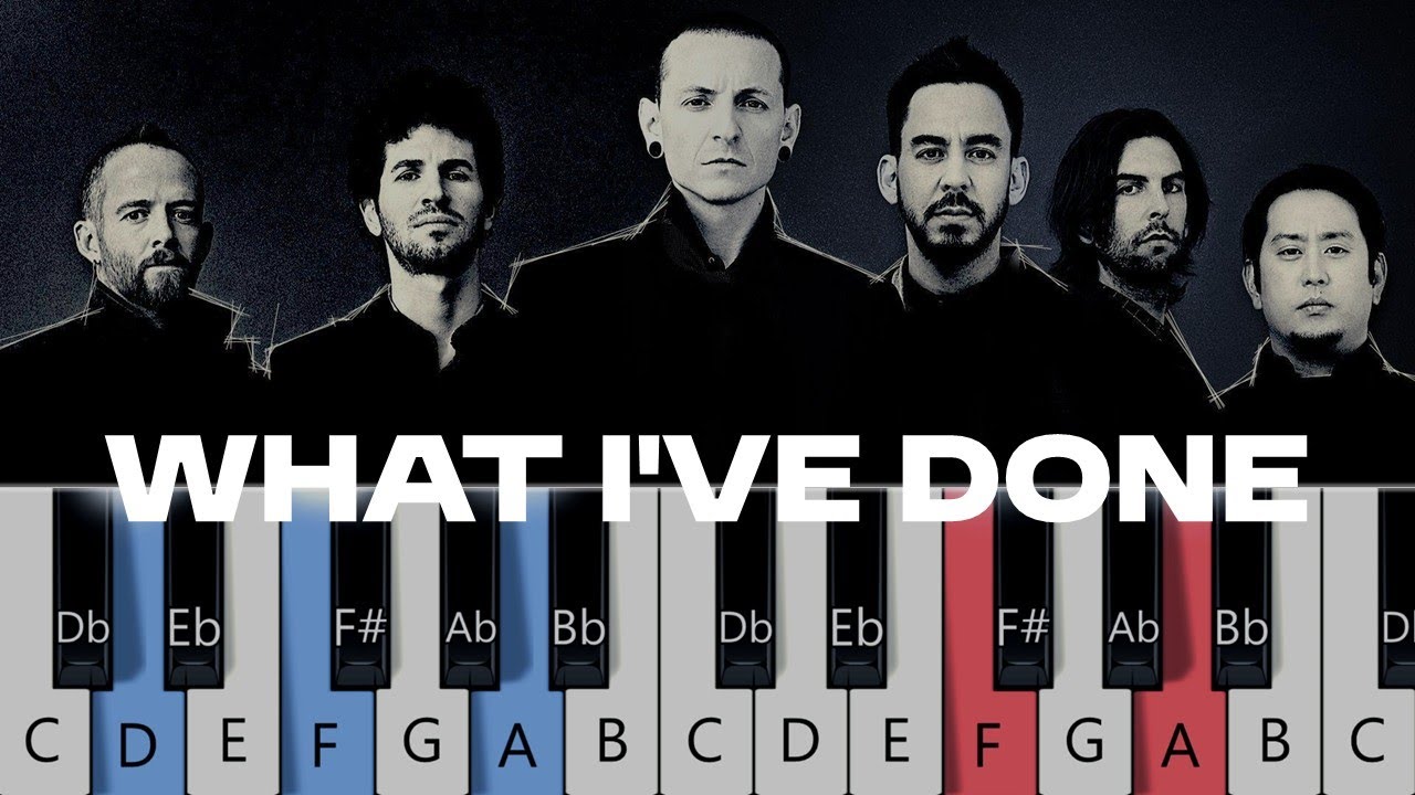 Linkin Park - What I've Done (FULL Piano Tutorial)