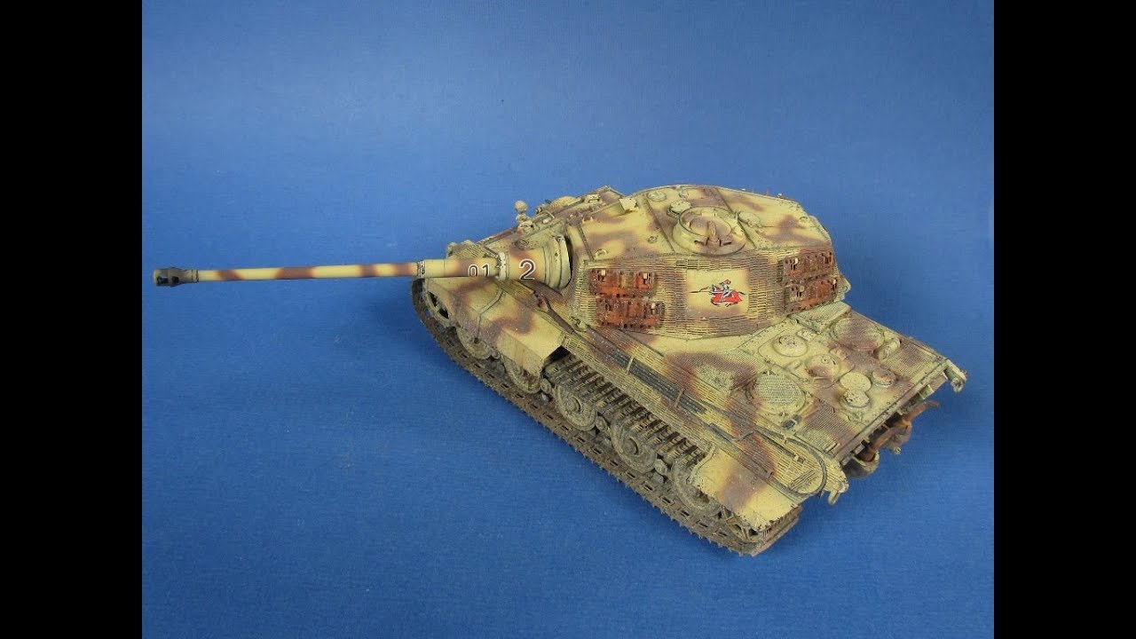 Sd. Kfz. 182 King Tiger. Dragon 1:35.  Королевский Тигр, поэтапная фото-сборка.