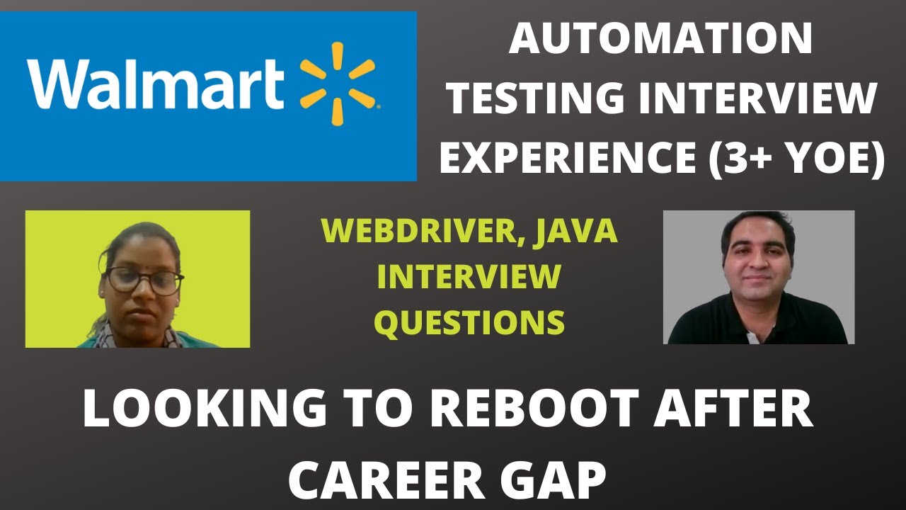 Walmart Testing Interview Experience | Selenium Interview Questions and Answers| 3+ YOE