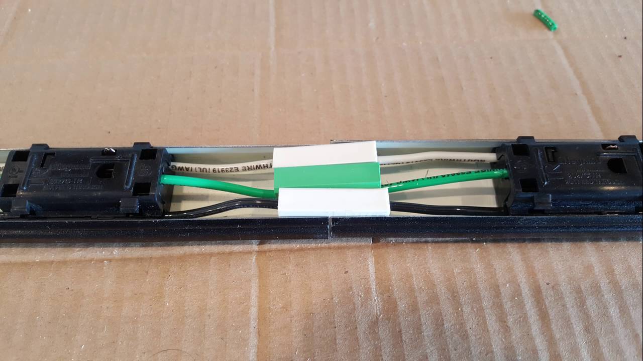 Under Cabinet Outlet Power Strip installation. Сетевой удлинитель