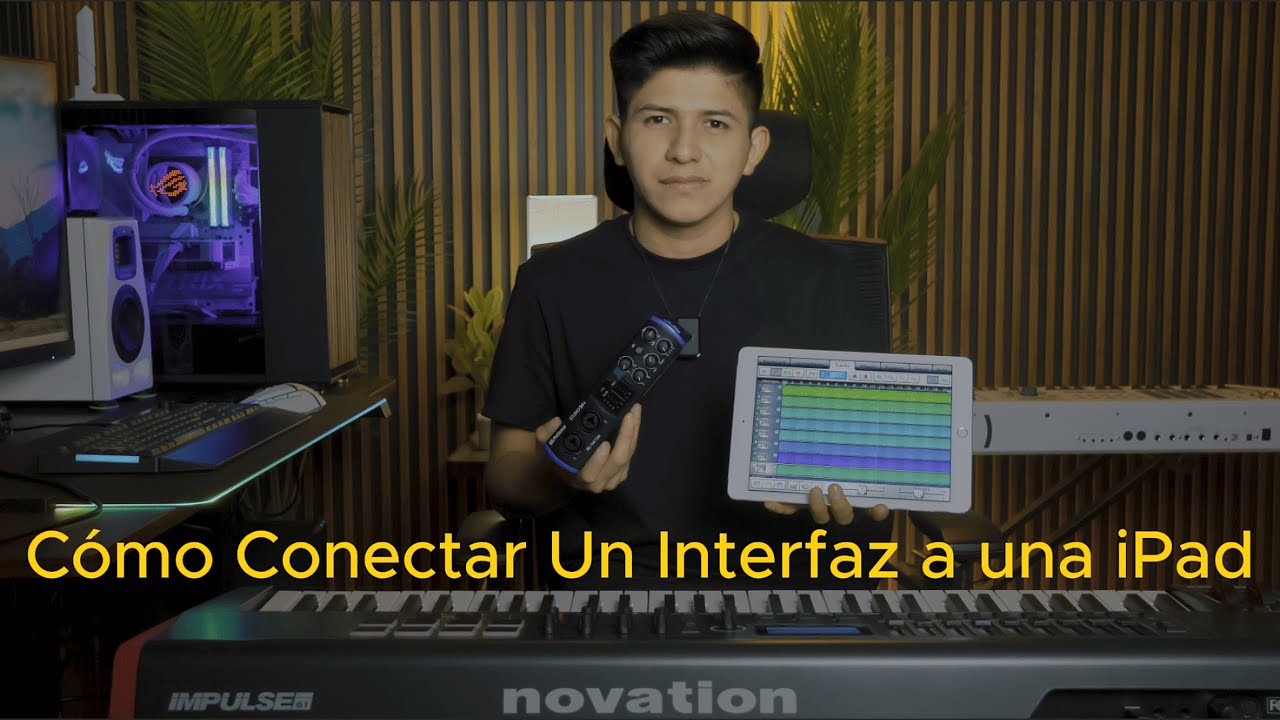 Cómo conectar tu iPad a una Interfaz de audio para tocar en vivo con el controlador MIDI✅ #samples