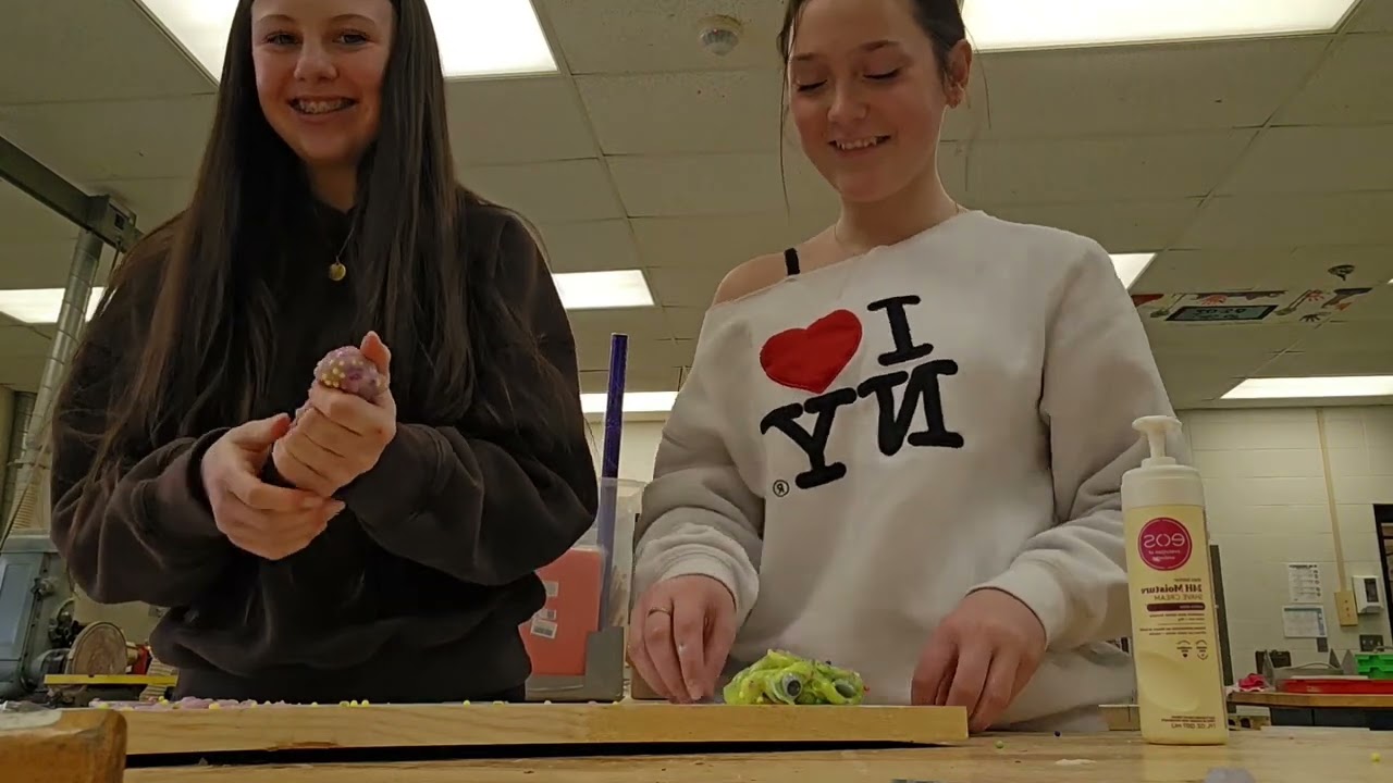 Making slime ouija board edition!!!!