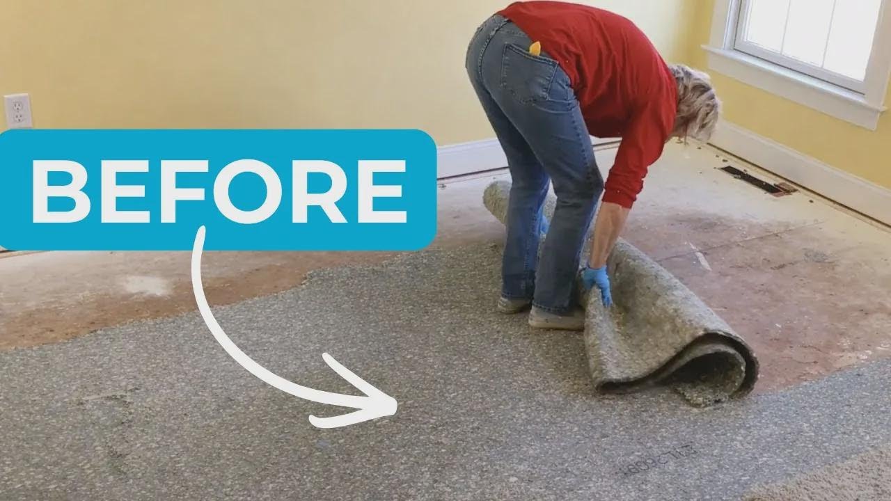 Togli la moquette dal pavimento: trucco geniale che non conoscevi!