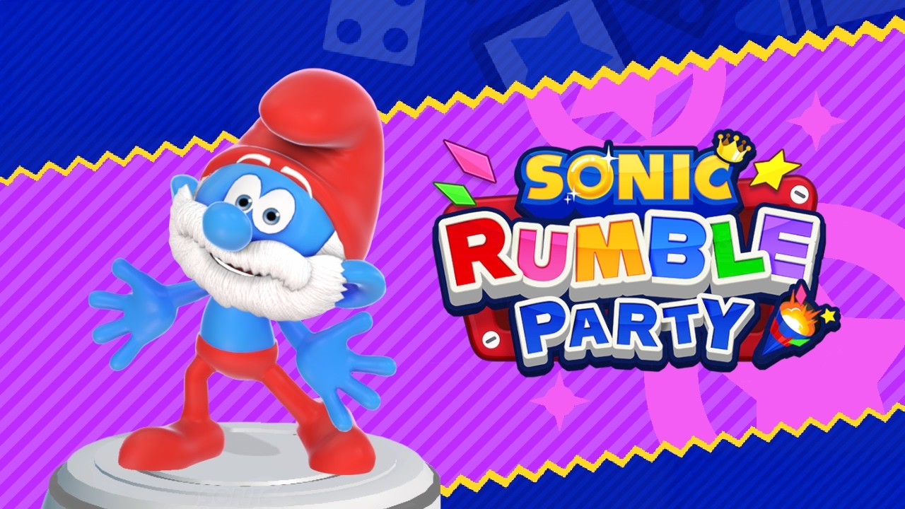 Sonic Rumble Party - Papa Smurf Gameplay
