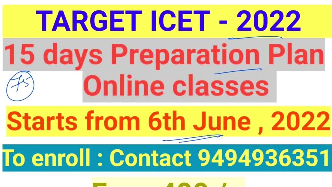 ap icet 2022 ts icet 2022 online classes