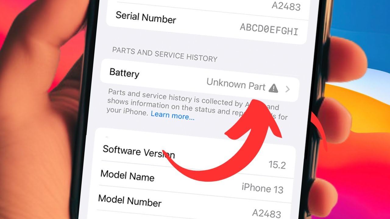 Неизвестная деталь аккумулятора iPhone | X Xs Max / 11 Pro Max / 12 Pro Max / 13 Pro Max / 14 Pro...