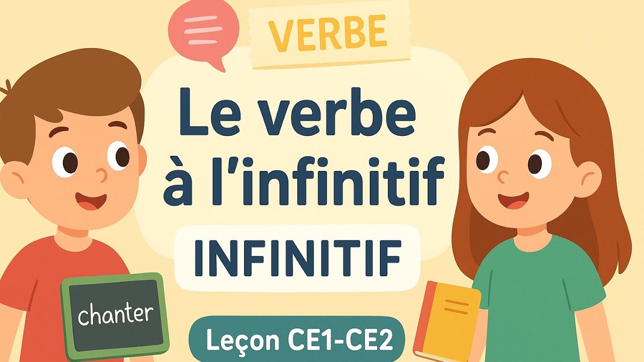 Le Verbe à l’Infinitif | Leçon facile CE1-CE2 + Exercices