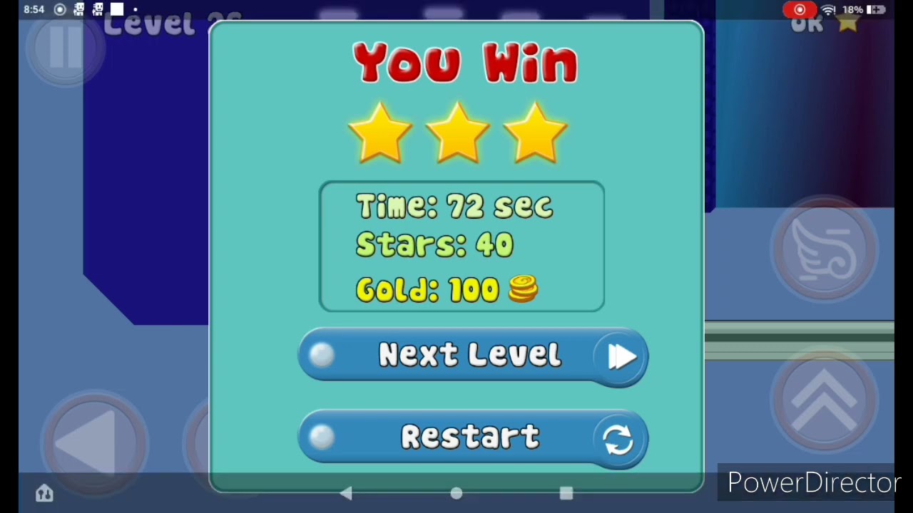 New Red Ball 2 levels 21-36 (including 37)