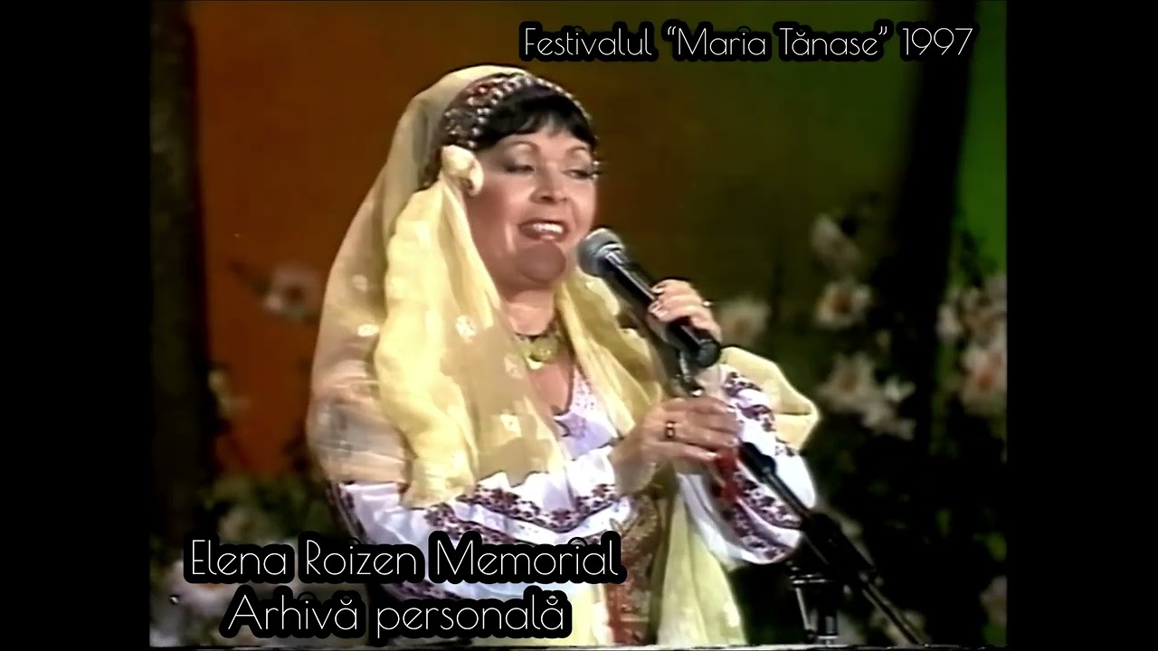 PREMIERĂ | Elena Roizen - Eu sunt fată de la mare | Fest. “Maria Tănase” 1997 | Live