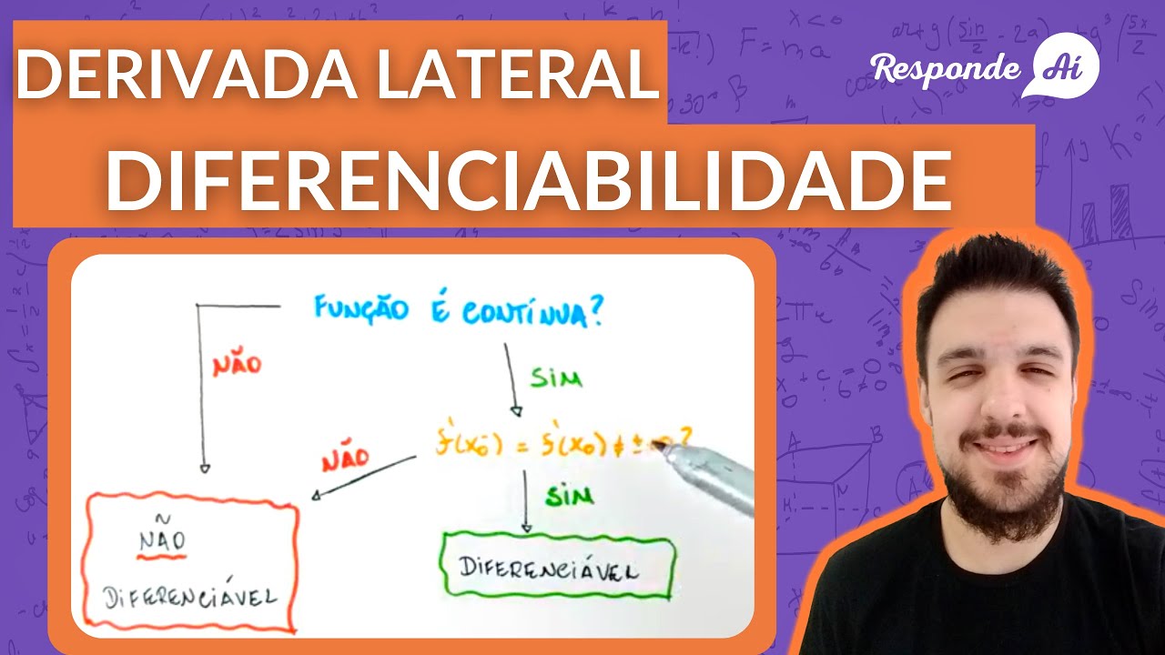 DERIVADA LATERAL E DIFERENCIABILIDADE [COMO APLICAR] (Aula 29) | Responde Aí