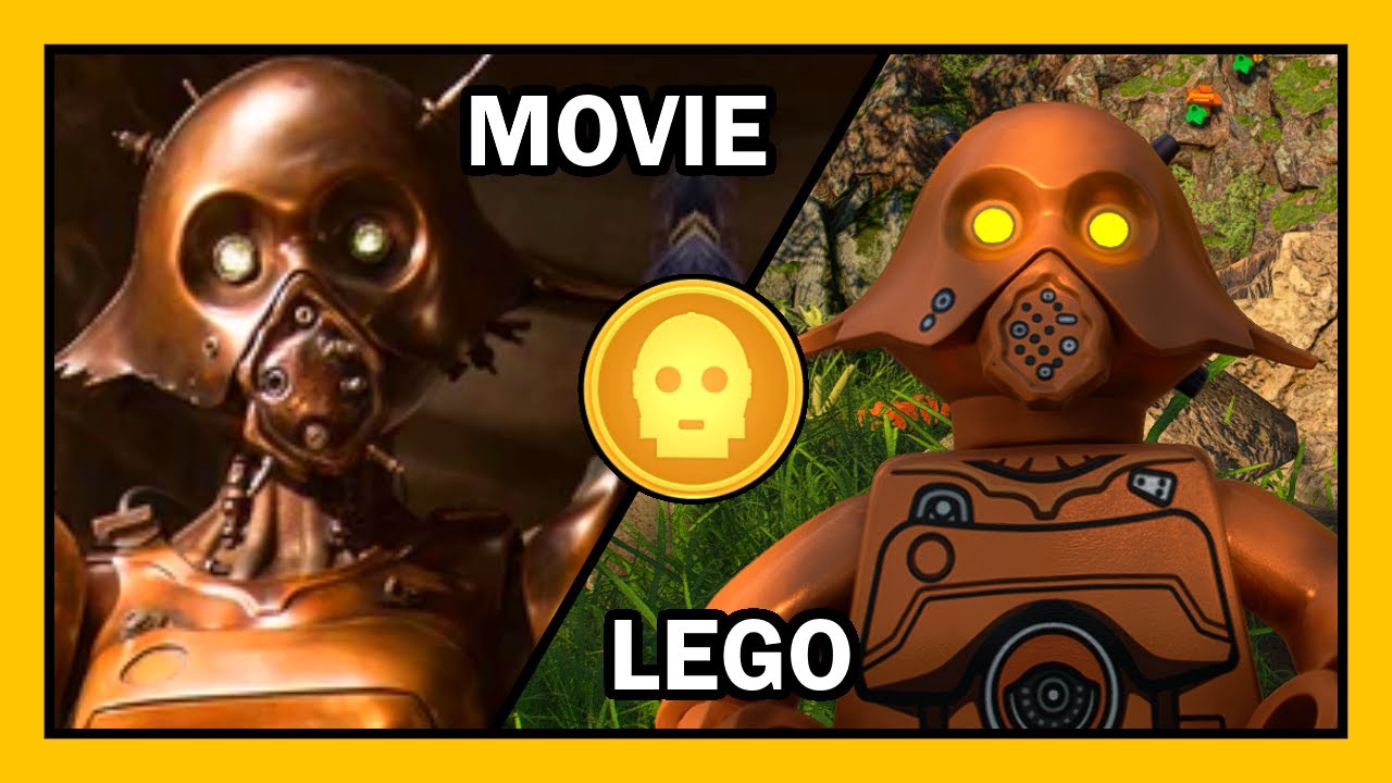 All LEGO Protocol Droids vs. ON-SCREEN Appearance (Skywalker Saga)