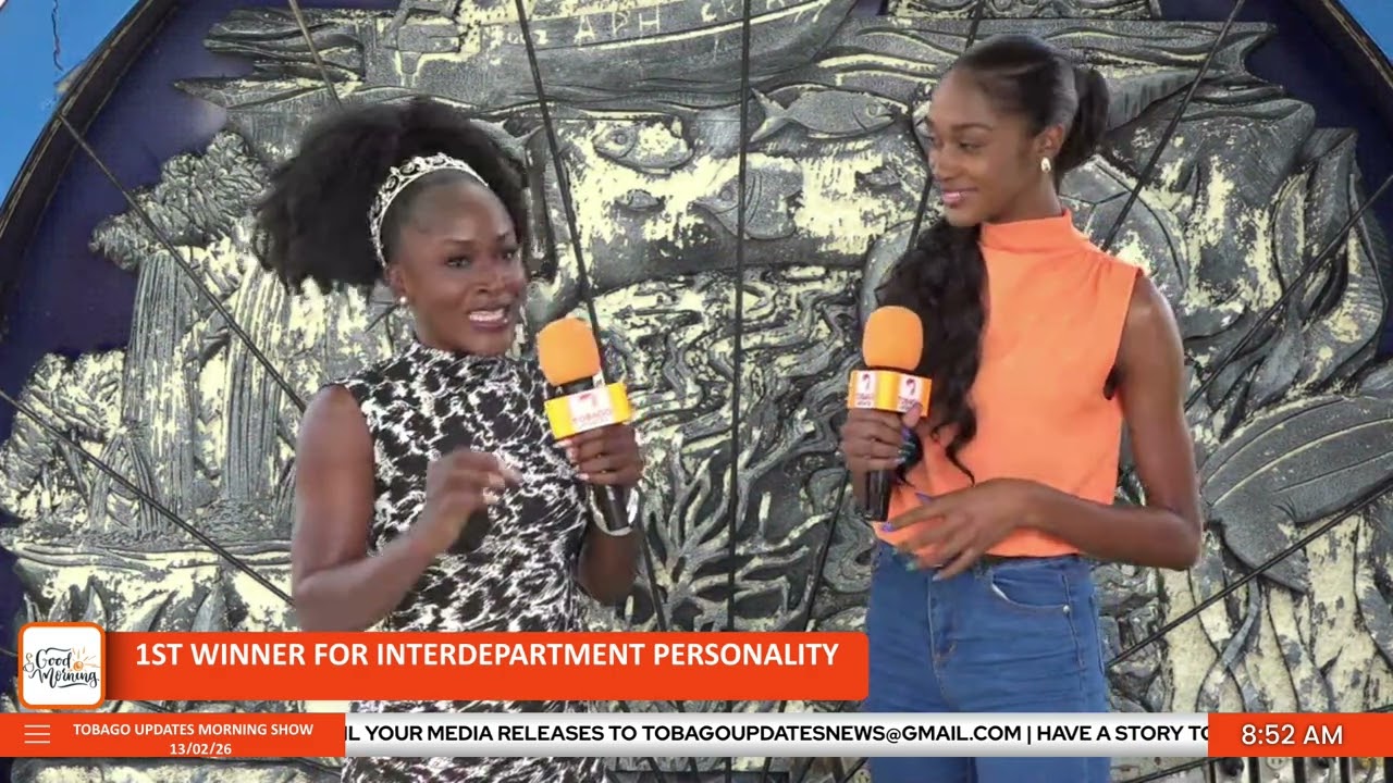 1ST WINNER FOR INTERDEPARTMENT PERSONALITY |Shervell Williams |  Host:Renessa Ortiz | Tobago Updates