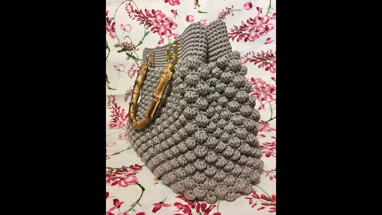 PIPOCA BAG - BORSA PIPOCA CON  DOPPIO BORDO - NOCCIOLINA SIMIL SCERVINO
