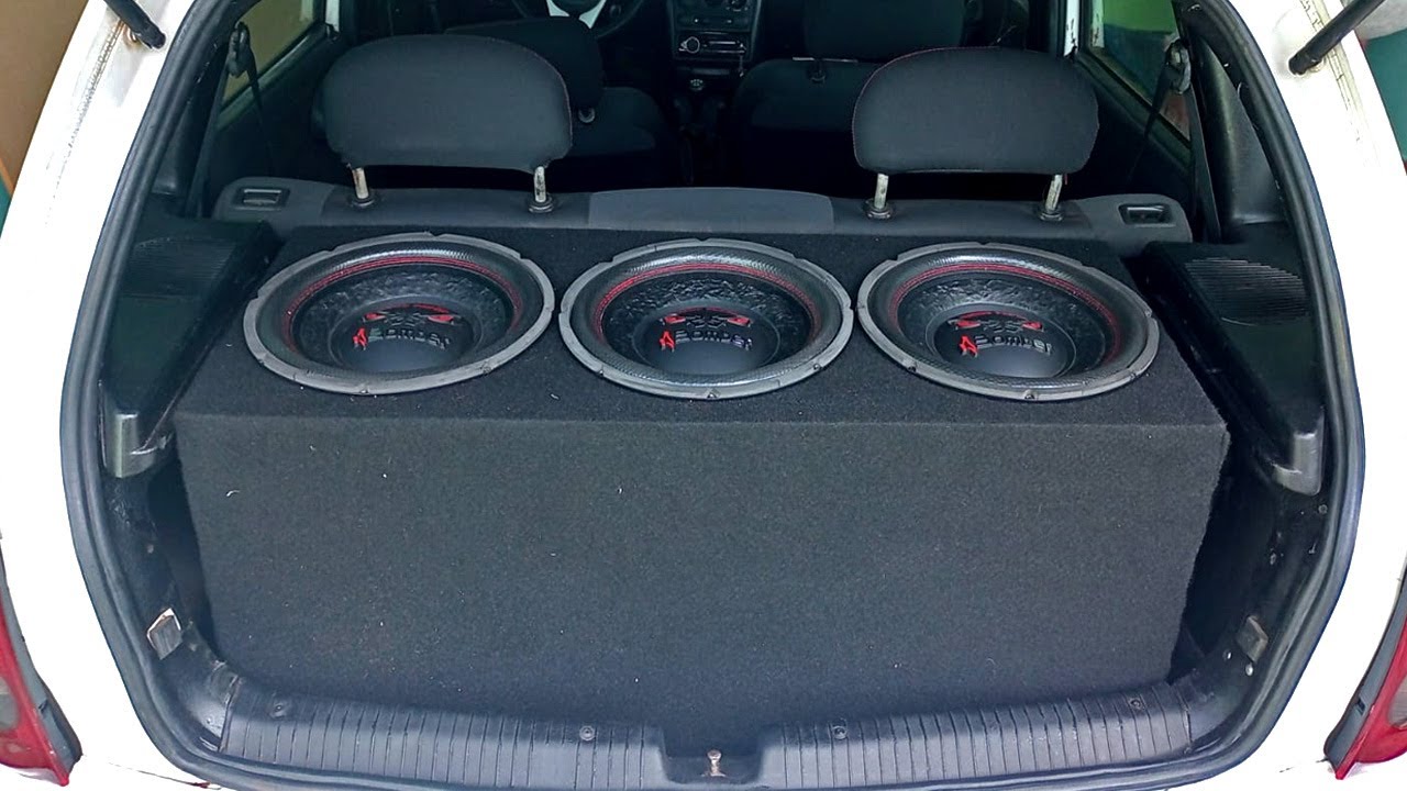 3 Bomber Bicho Papão 400wrms 12" tocando FORTE com módulo FRACO | Não tem BATERIA auxiliar!!!