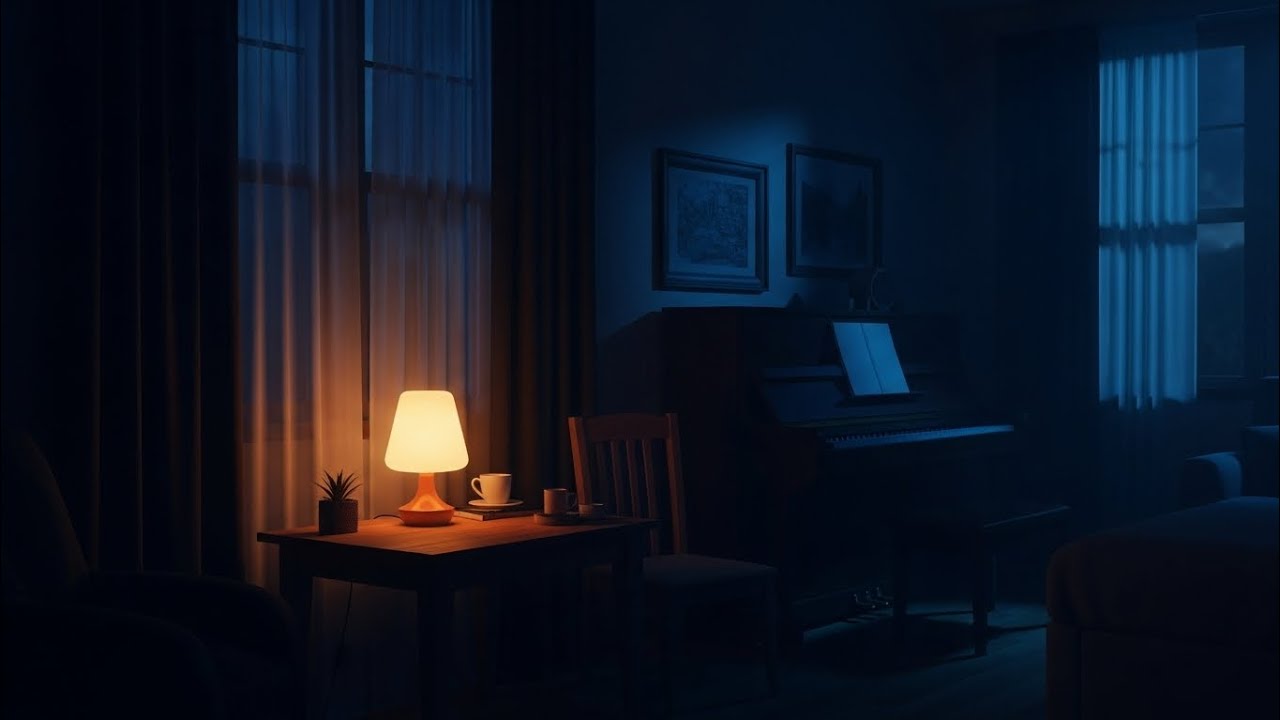“3AM Piano Vibes for Overthinking Brains”