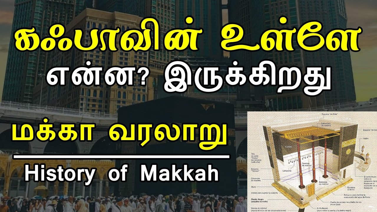 கஃபாவின் உள்ளே என்ன இருக்கிறது | மக்கா வரலாறு |  history of makkah | moulavi mujahid ibn razeen