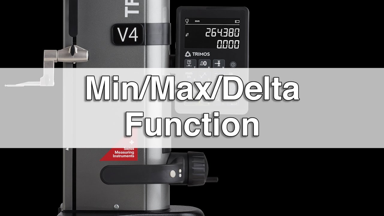V Height Gage: Min Max Delta