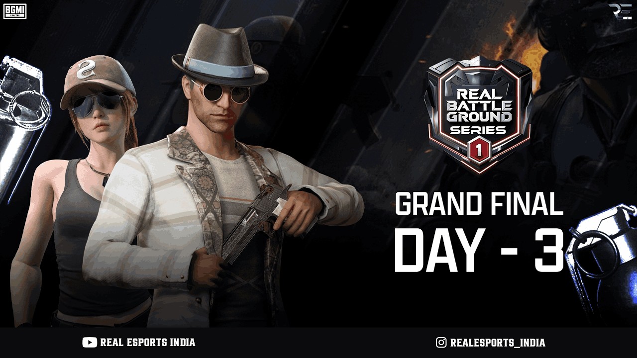 🔥 REAL BATTLEGROUND SERIES 1 – GRAND FINALS DAY 3 | ELITE TEAMS READY FOR WAR 🔥