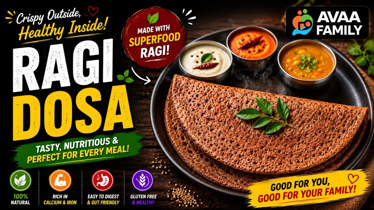 Start your day the healthy way! 🌞 Ragi Dosa (weight loss) @Lovely_and_Bunny 