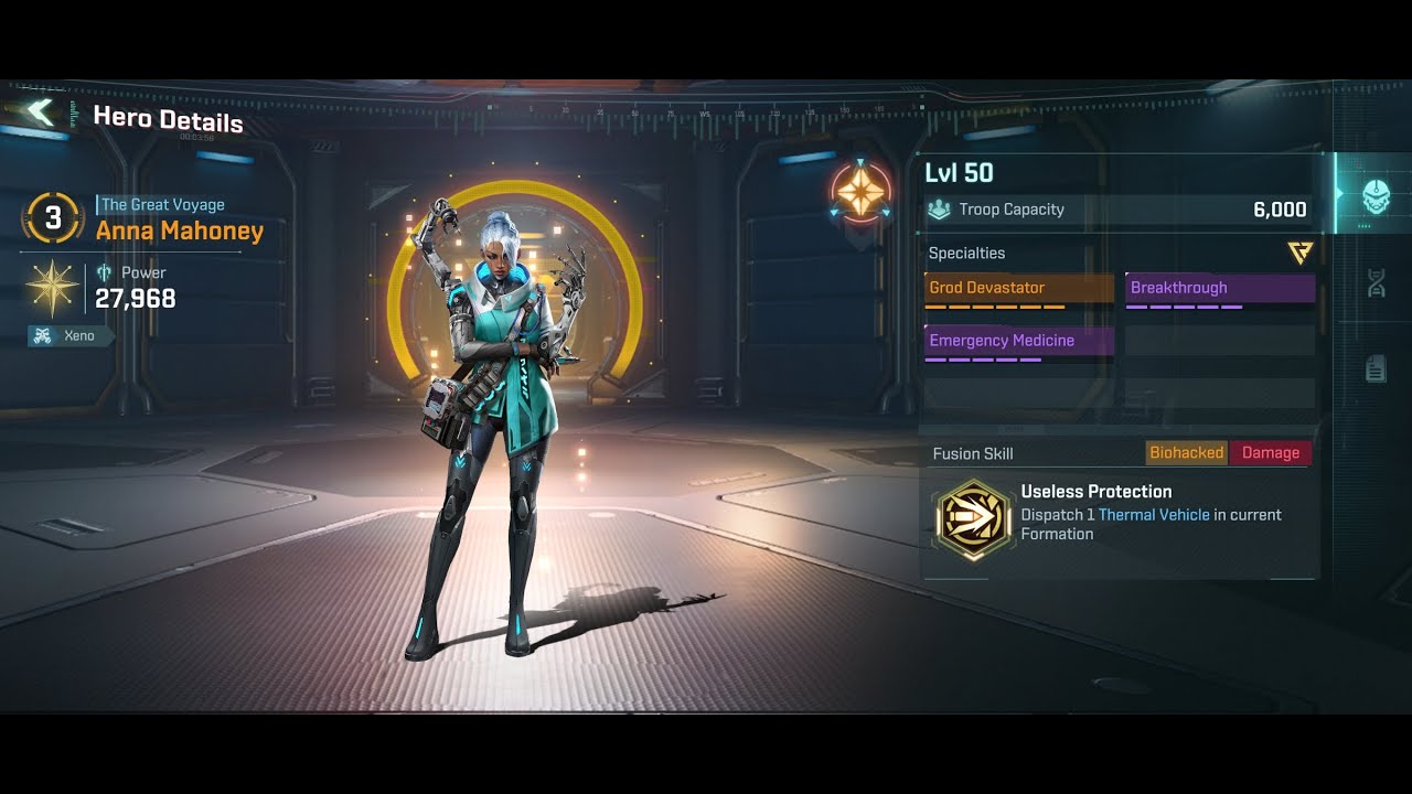 Entropy 2099 | Legendary Hero Anna Mahoney