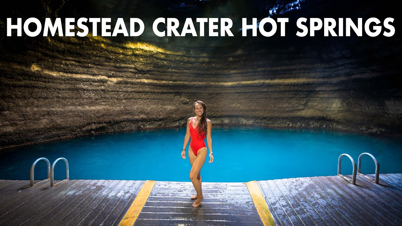 A MORNING AT HOMESTEAD CRATER & MIDWAY HOT SPRINGS | & The Craziest Rig We've Ever Seen!