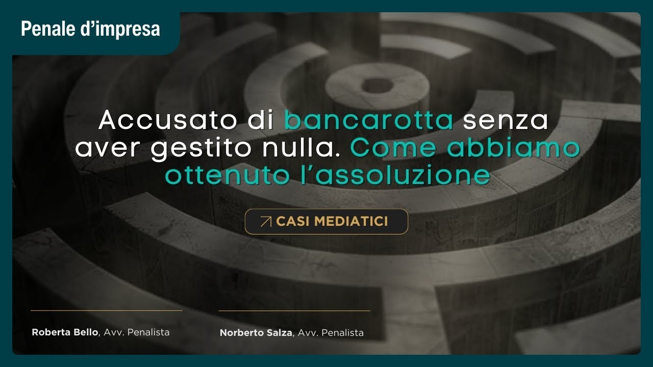 Accusato di bancarotta fraudolenta perché faceva parte del consiglio di amministrazione.