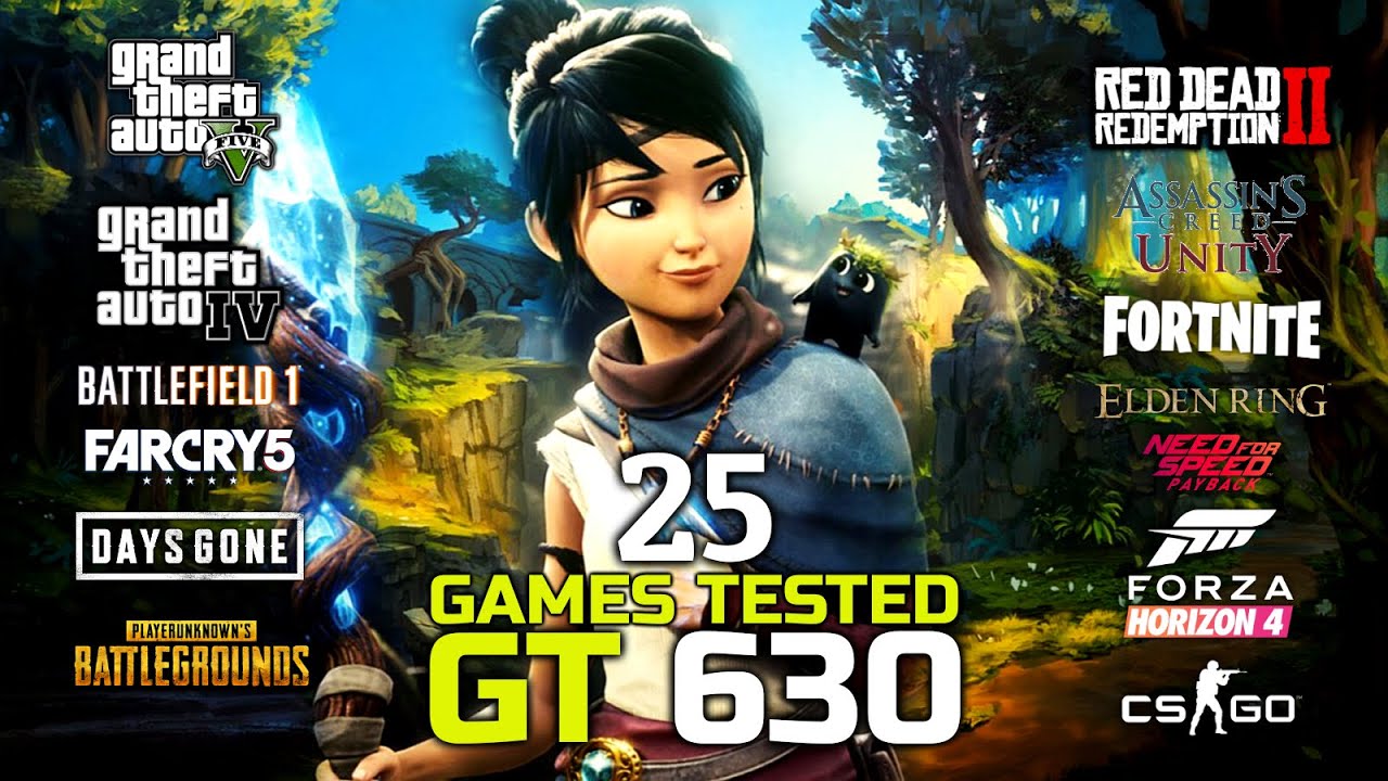 Nvidia GeForce GT 630 In 2022 | 25 Games Tested | #gt630