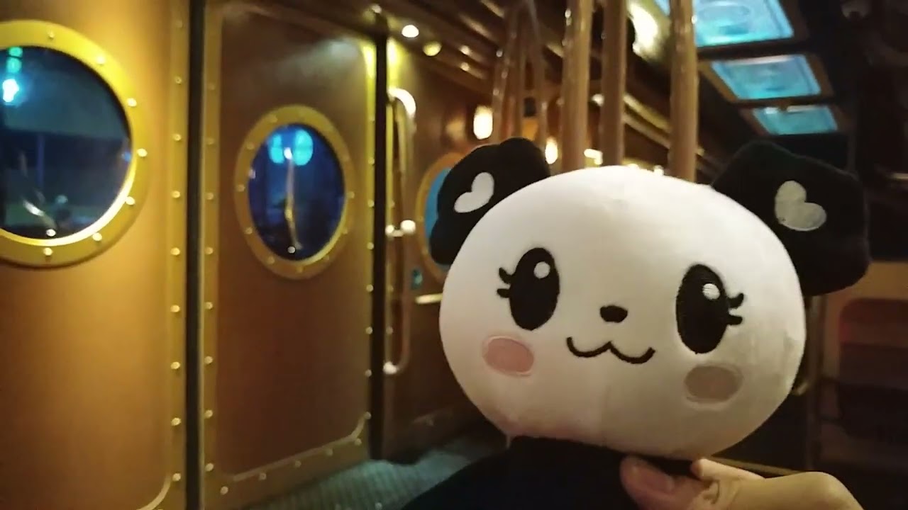 (海洋公園盡情玩L),(同熊貓仔坐海洋列車1號車)高峰樂園至海濱樂園