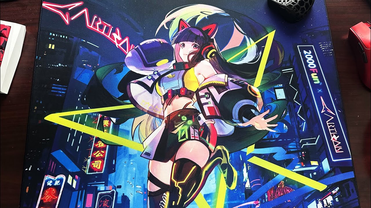 ARTISAN MADE AN ANIME MOUSEPAD (shocking)