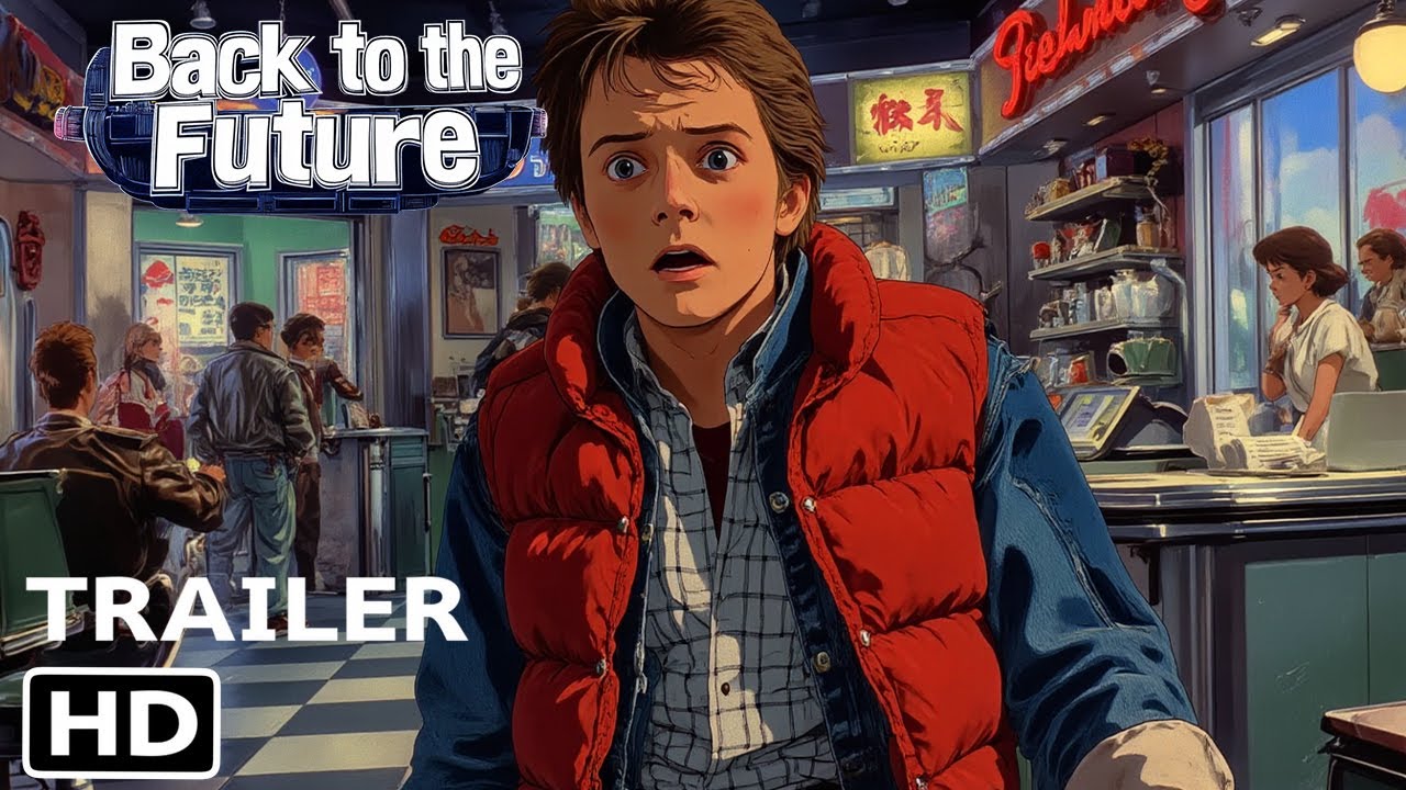 Back to the Future - As a 1980's Anime - Panavision