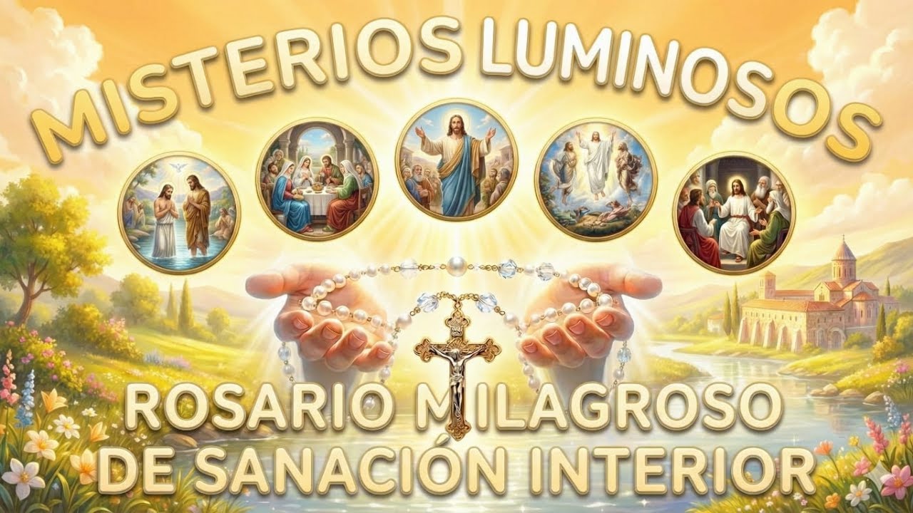 SI QUIERES, PUEDES SANARME EN ESTE ROSARIO LUMINOSO!