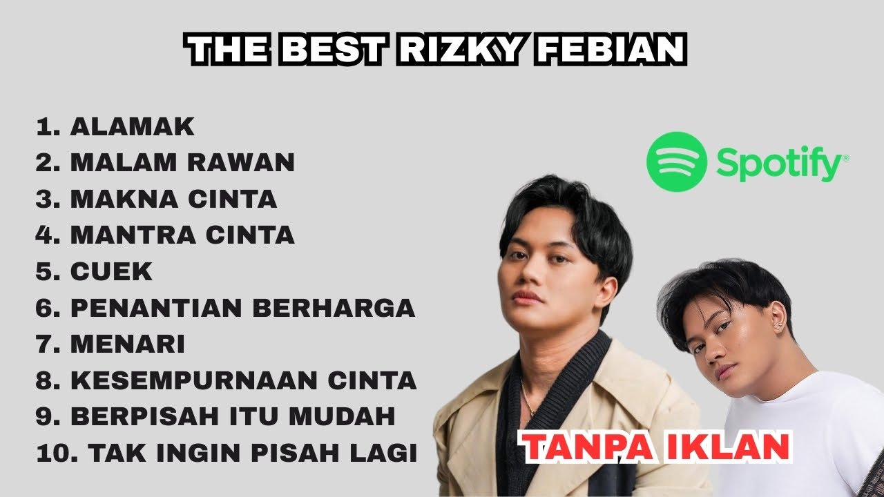 Top Hits Rizky Febian 2025 Tanpa iklan | Spotify Indonesia | Lagu Nongkrong | Lagu Nyantai Enak Best