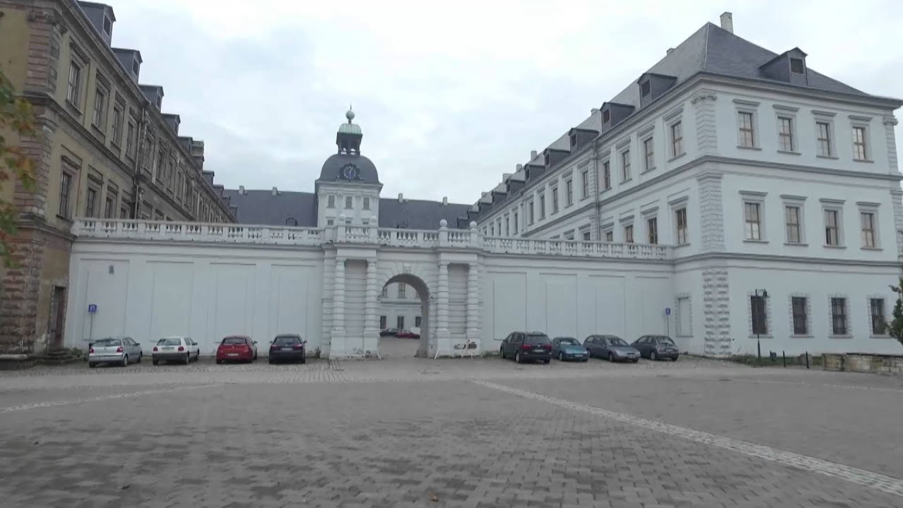 Flug über Schloss Neu Augustusburg in Weißenfels
